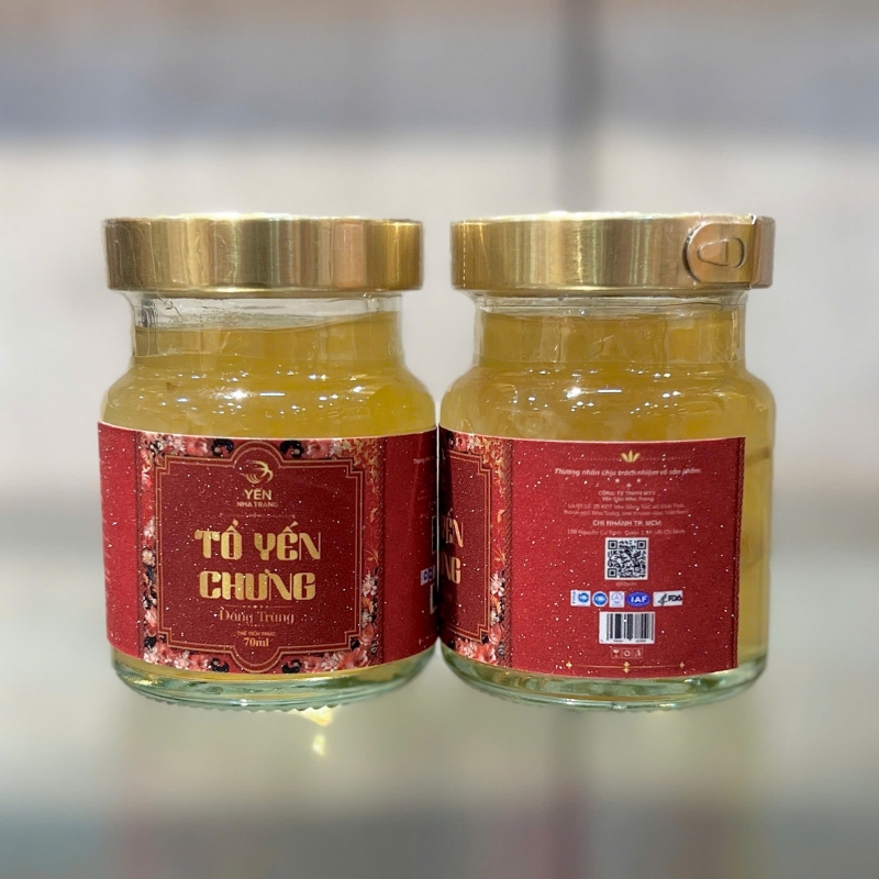 Yến chưng tươi vị Đông Trùng Hạ Thảo
